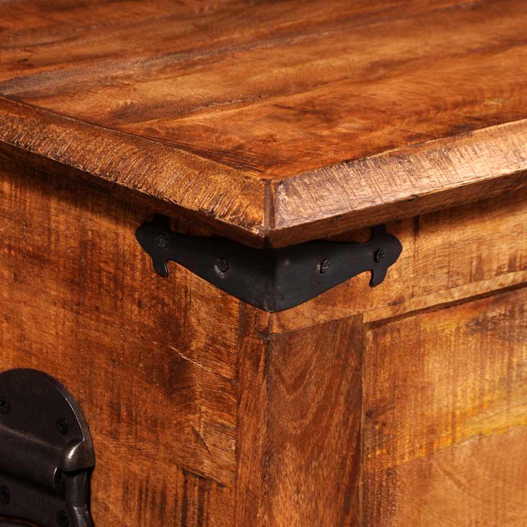Coffre De Rangement Bois Massif De Manguier VidaXL 19 width=274