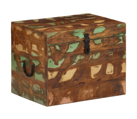 Reclaimed Solid Wood Hardwood Timber Storage Box Chest Trunk Durable Vidaxl Reclaimed Storage Box Solid Wood