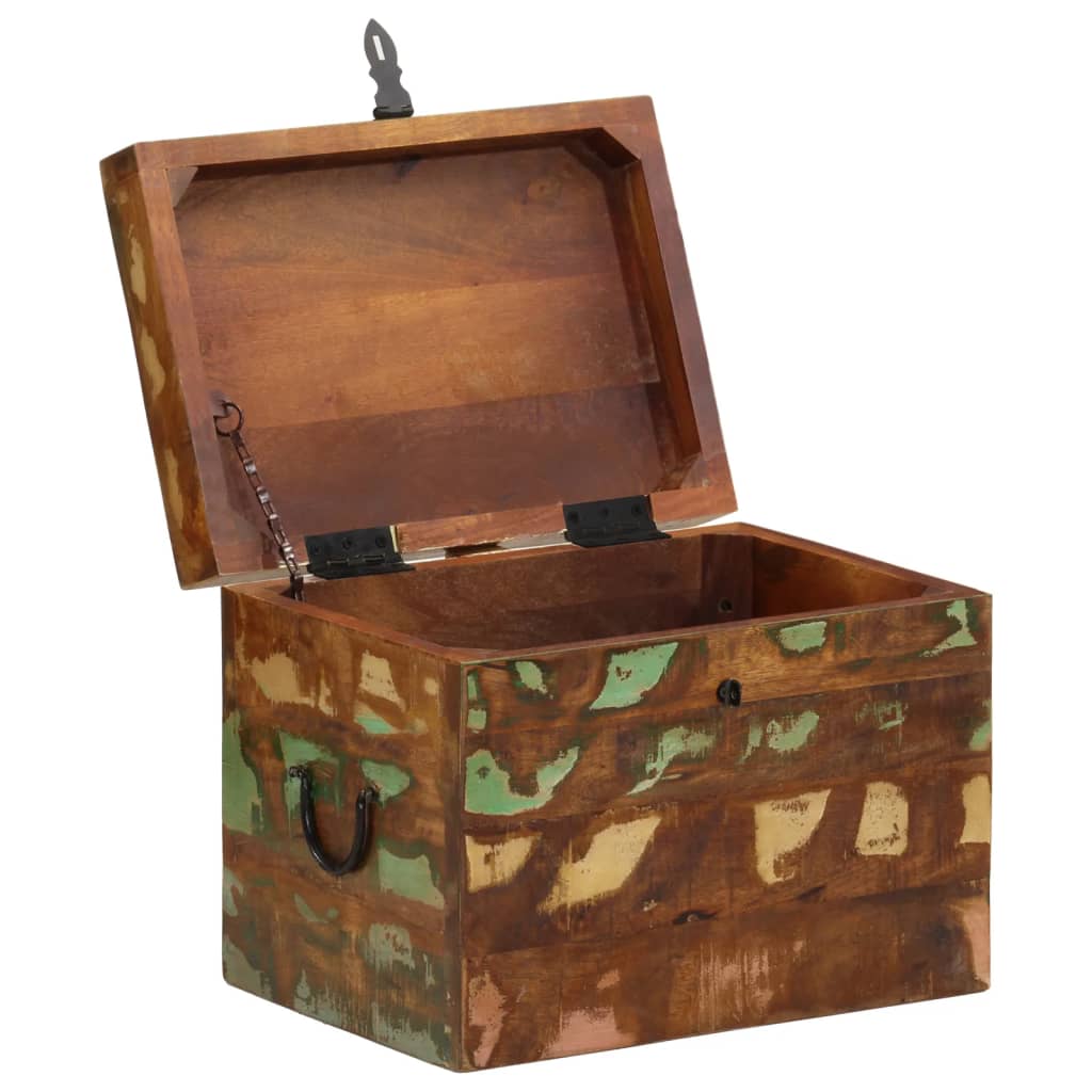 Boîtes De Rangement Bois Massif De Récupération VidaXL 15 width=274