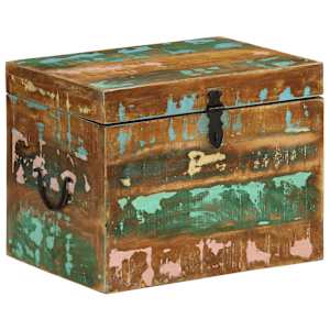 Úložný box recyklované masivní dřevo - obrázek 2