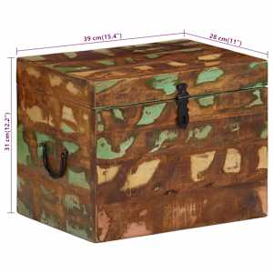 Úložný box recyklované masivní dřevo - obrázek 15