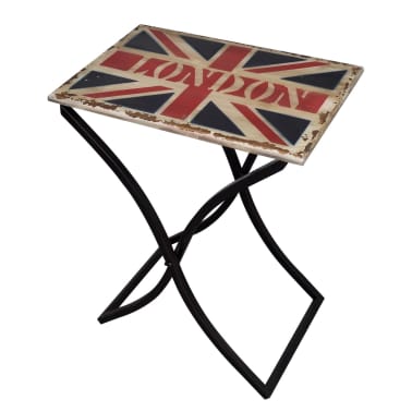 Vidaxl Couchtisch Holz Mit Union Jack Design Im Vidaxl Trendshop
