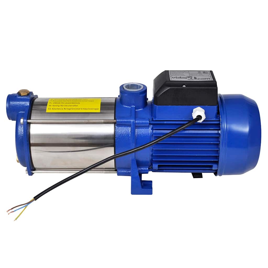 vidaXL Ruiskupumppu 1300 W 5100 l/h sininen