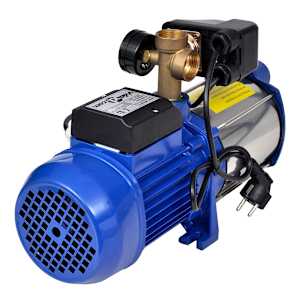 Proudové čerpadlo s manometrem 1 300 W 5 100 l/h modré - obrázek 3