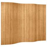 vidaXL Pannello Divisore per la Stanza in Bambù Naturale 250x195 cm
