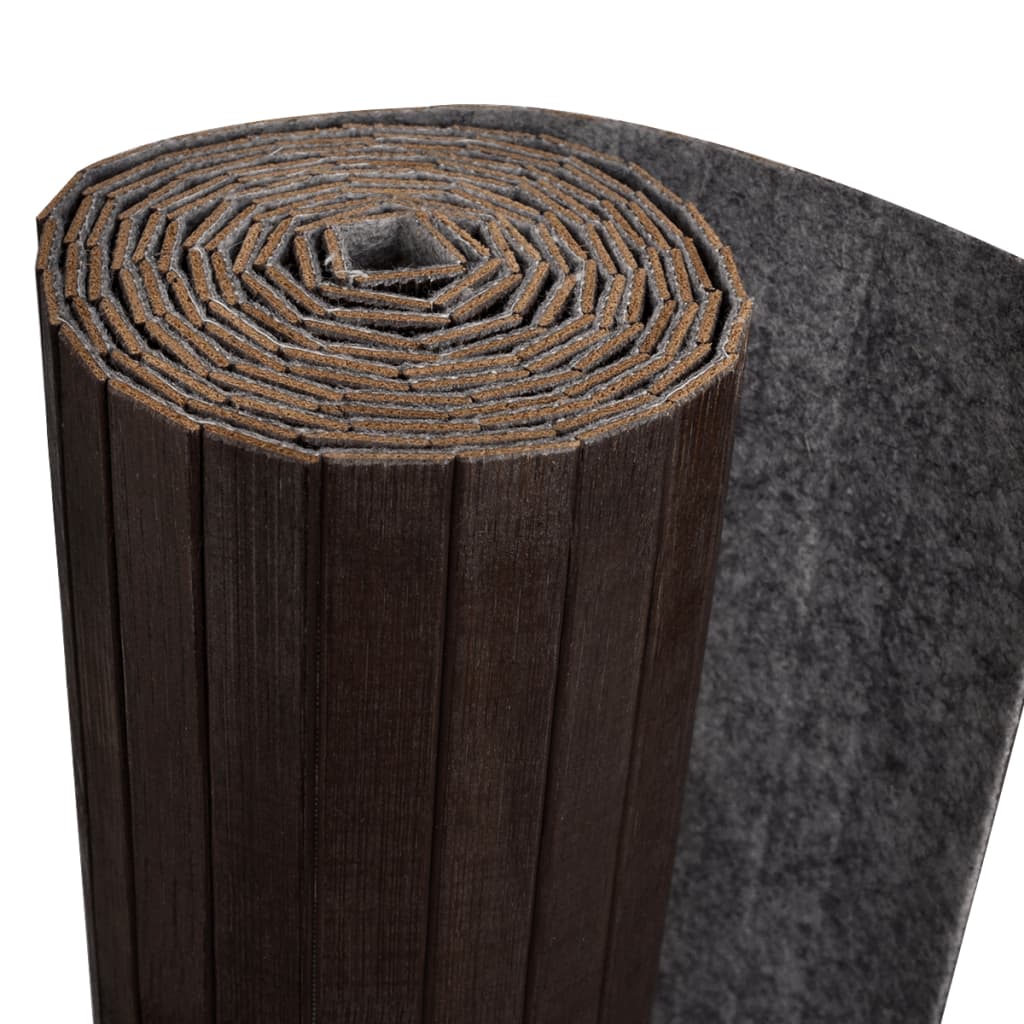 Sötétbarna bambusz paraván 250 x 165 cm 