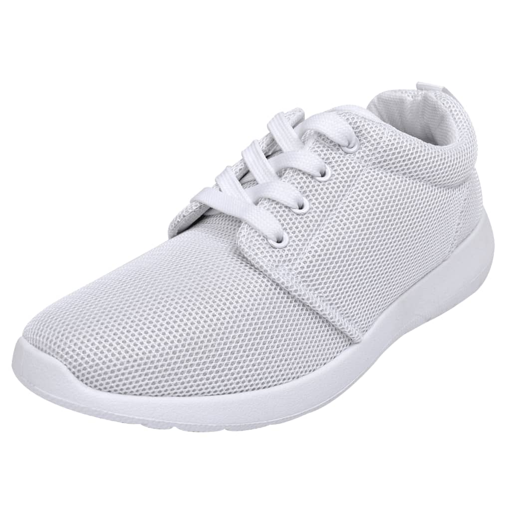 Zapatillas deportivas para mujer con cordones blancas talla 36