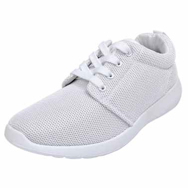 Sapatilhas de corrida de renda p/ mulher branco tamanho 37[2/5]