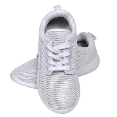 Sapatilhas corrida com cordões p/ mulher branco tamanho 40[4/5]