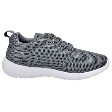 Sapatilhas corrida de renda p/ mulher cinzento tamanho 37[3/5]
