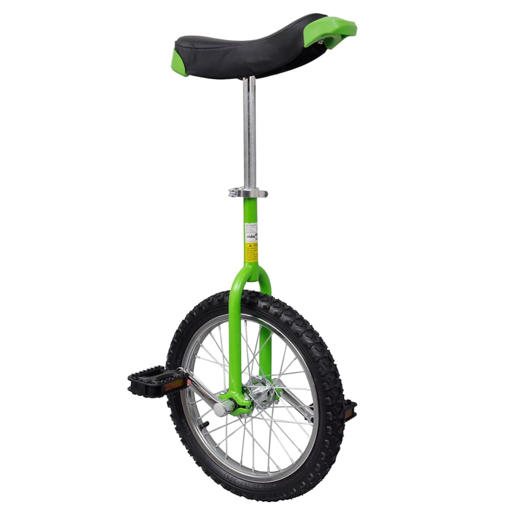 vidaXL Monociclo ajustável verde 40,7 cm (16 