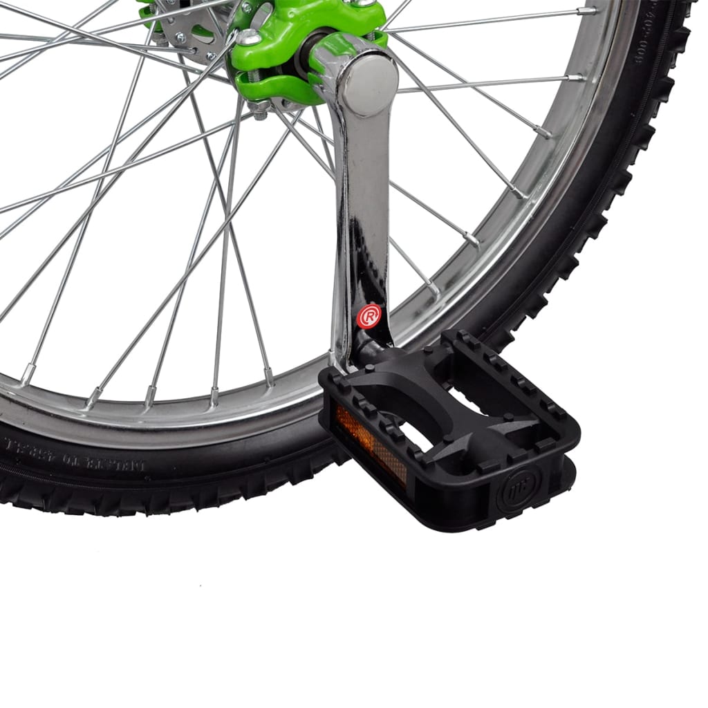 Zöld állítható egykerekű kerékpár 16 colos 