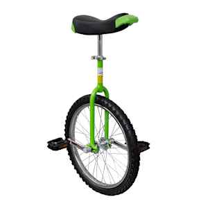 Ethjulet cykel 20 tommer justerbar