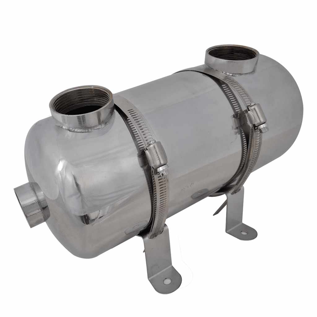 vidaXL Výměník tepla pro bazén 355 x 134 mm 40 kW