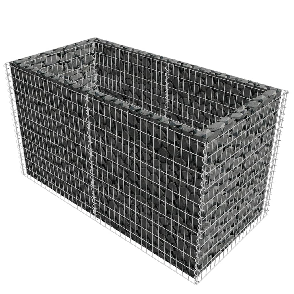 

vidaXL Gabion plantenbak 180x90x100 cm gegalvaniseerd staal