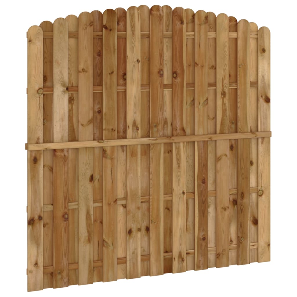 

vidaXL Schuttingpaneel verspringend 180x(165-180) cm grenenhout
