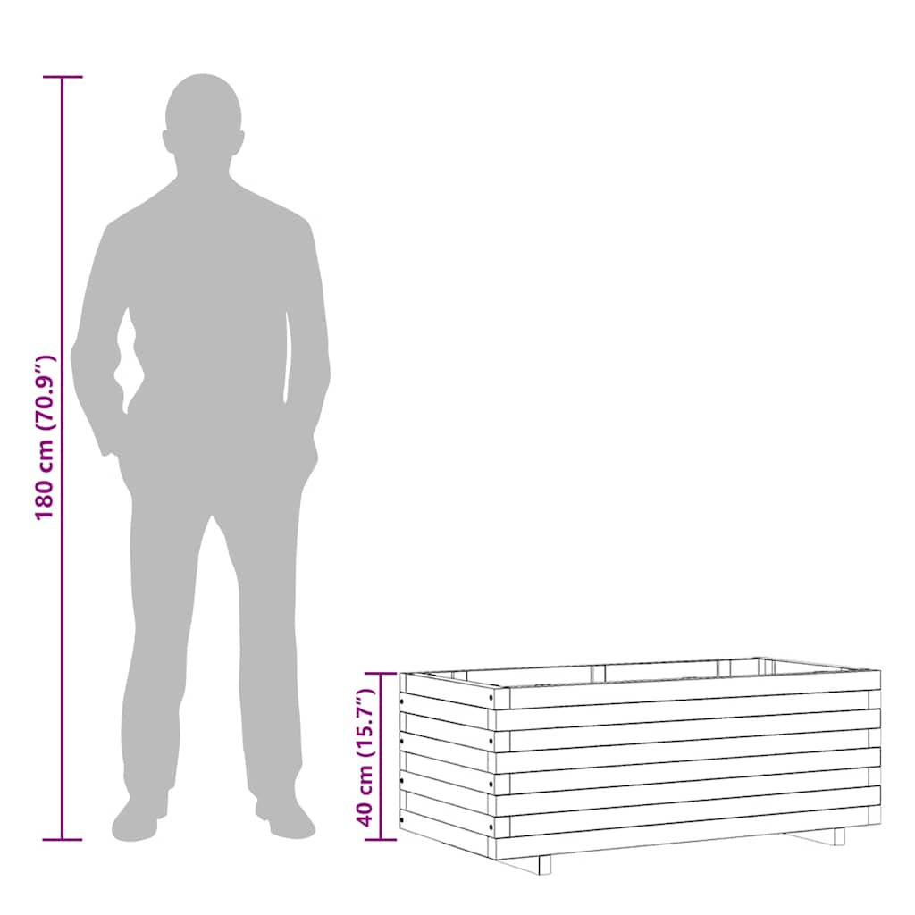 taimelava, 100 x 50 x 40 cm, puit, kandiline - Image 11