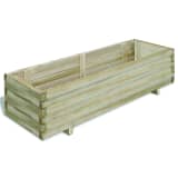 vidaXL Kukkalaatikko 120x40x30 cm FSC-puu suorakaide