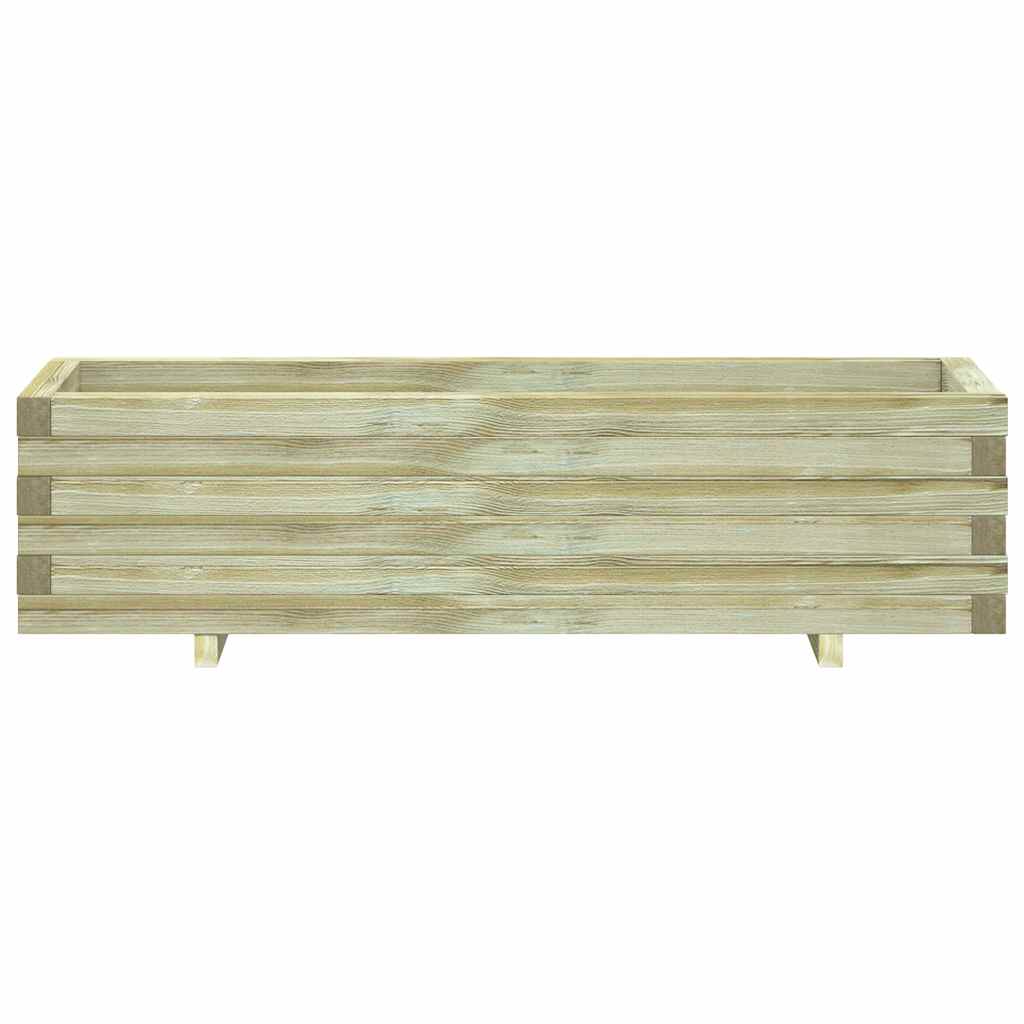 Plantenbak verhoogd rechthoekig 120x40x30 cm hout image 5