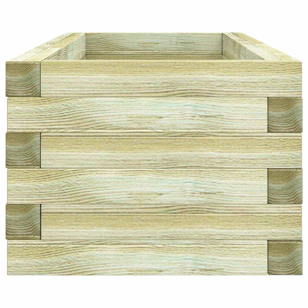 Plantenbak verhoogd rechthoekig 120x40x30 cm hout image 6
