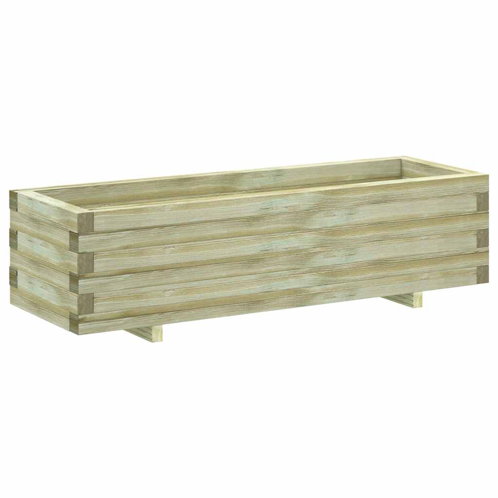 Plantenbak verhoogd rechthoekig 120x40x30 cm hout image 7