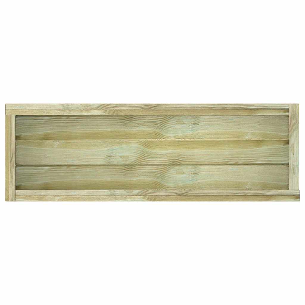 Plantenbak verhoogd rechthoekig 120x40x30 cm hout image 8