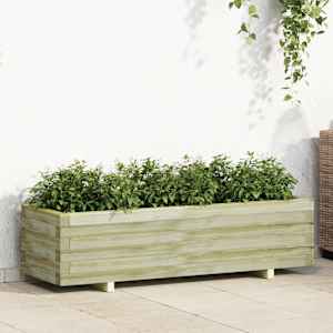 vidaXL Plantenbak verhoogd rechthoekig 120x40x30 cm hout