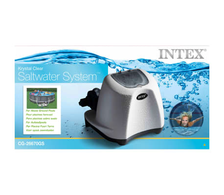 Intex Système d'eau salée Krystal Clear 26670GS
