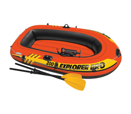 Intex Explorer Pro 200 Opblaasboot met roeispanen en pomp 58357NP