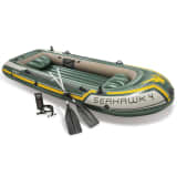 Intex Seahawk 4 Set Aufblasbares Boot mit Ruder und Pumpe 68367NP