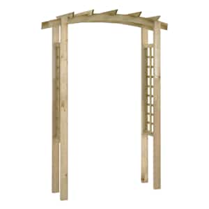 Trelážový oblouk 150 x 60 x 210 cm dřevo - obrázek 2