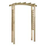 vidaXL Arco a Traliccio in Legno 150 x 50 x 220 cm