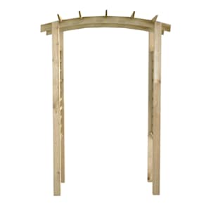Trelážový oblouk 150 x 60 x 210 cm dřevo - obrázek 4