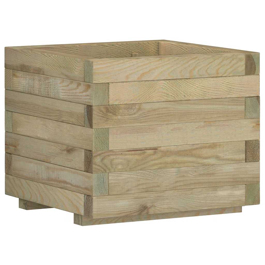 vidaXL Hochbeet 50x50x40 cm Holz Quadratisch