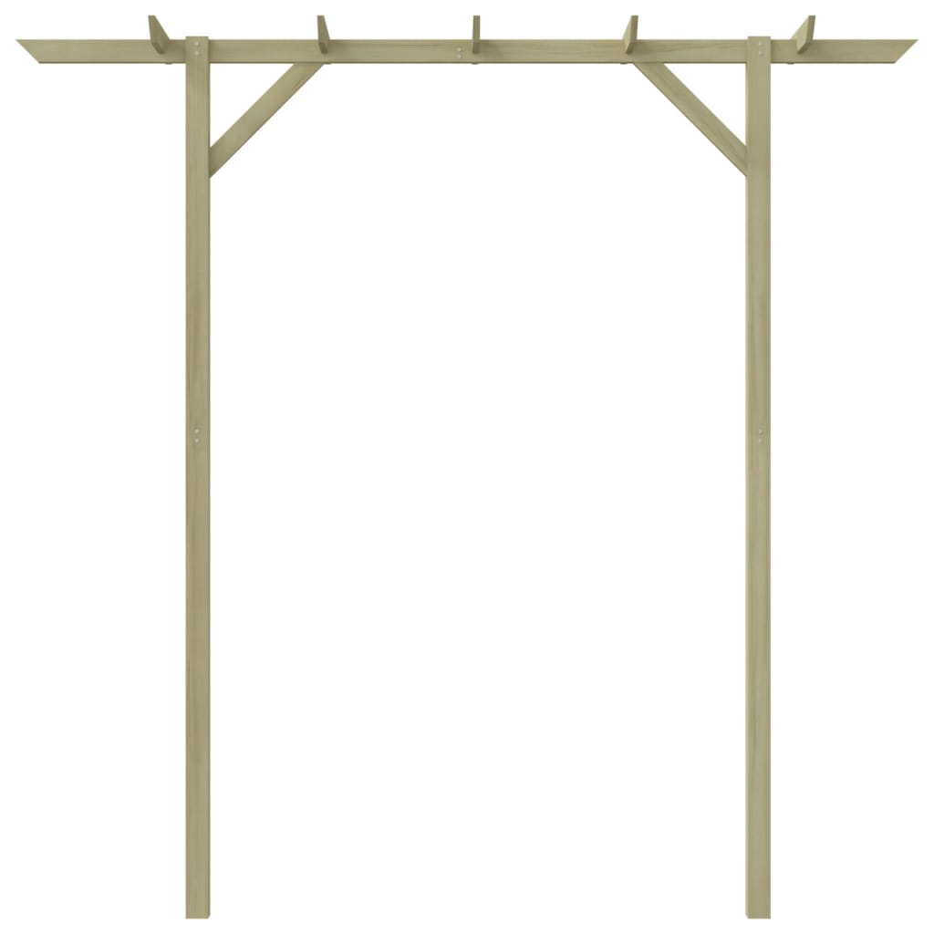 Vidaxl Pergola De Gradina, 200 X 40 X 205 Cm, Lemn