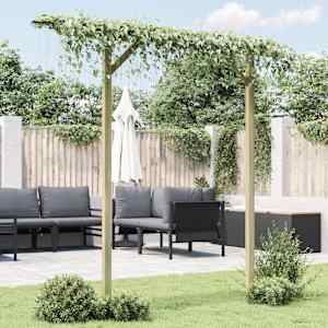 Zahradní pergola 205 x 40 x 203 cm dřevo - obrázek 3