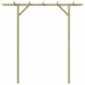 Zahradní pergola 205 x 40 x 203 cm dřevo - obrázek 5
