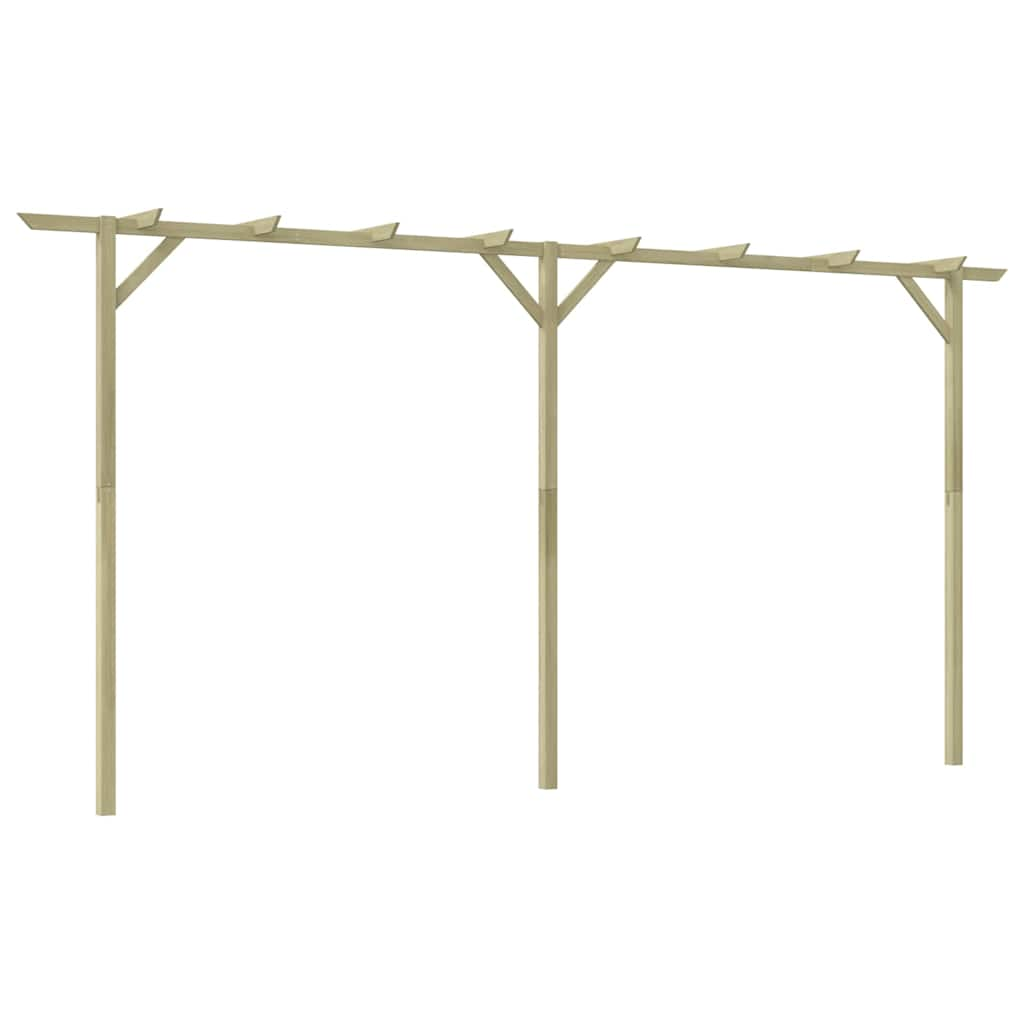 fa kerti pergola 400 x 40 x 205 cm