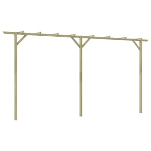 vidaXL lehtla 410 x 40 x 203 cm, puit