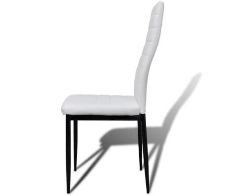 Shop hvid spisestue sæt med 6 pcs stole med 1 glass bord (271478 ... 70 køkken