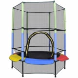 Trampolin z varnostno mrežo 140 cm