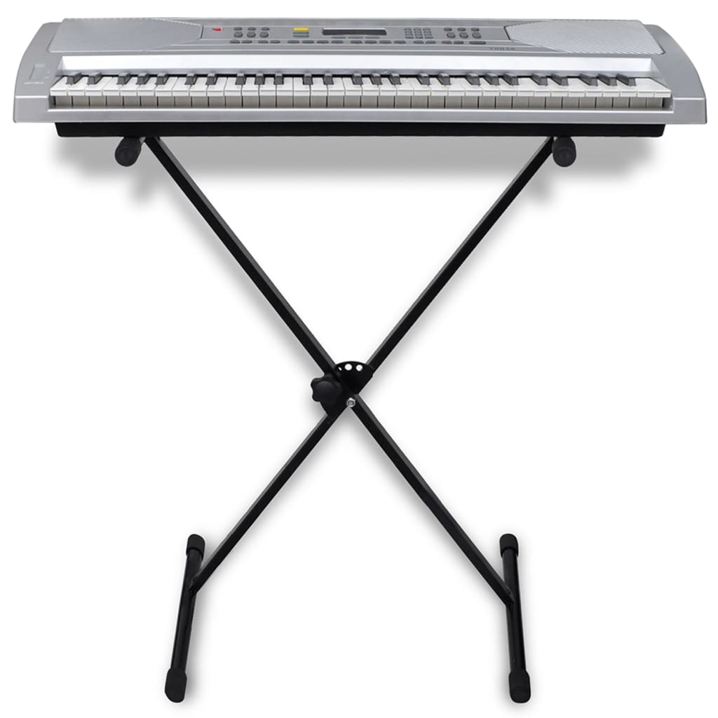 vidaXL Elektrisch keyboard 61 toetsen met muziek- en keyboardstandaard