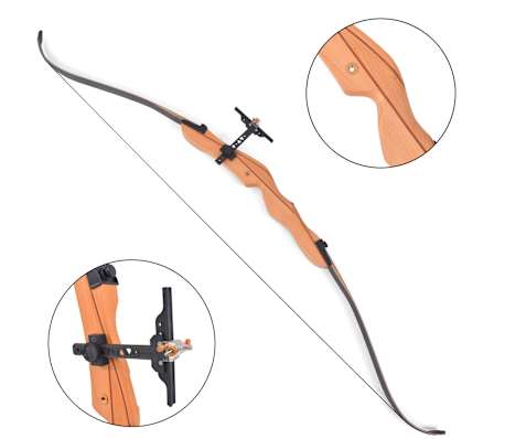 Vidaxl Arco Ricurvo Per Adulti 173 Cm 14 5 Kg In Legno Tiro A Segno Sportivo Ebay