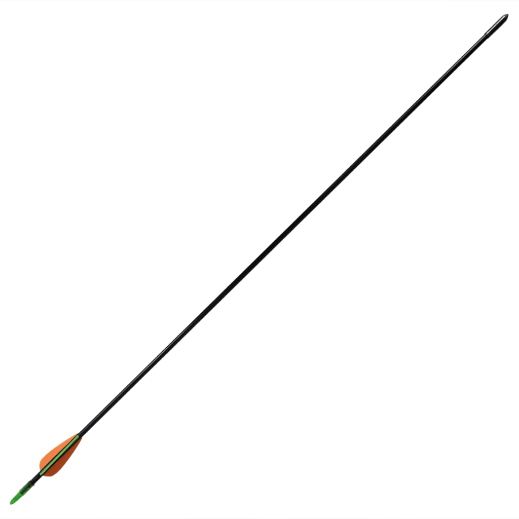 vidaXL Štandardné šípy na reflexný luk 30" 0,6 cm, sklolaminát 12 ks