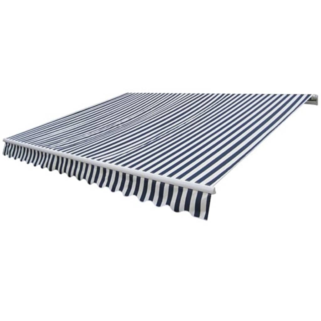 Gelenkarmmarkise 600 cm Marineblau & Weiß kaufen