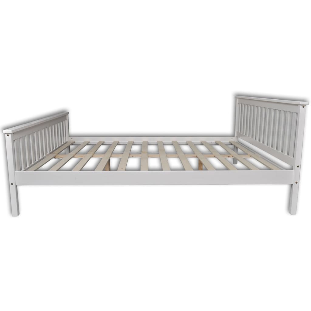 vidaXL Bed Frame Solid Pinewood 180x200 cm 6FT Super King