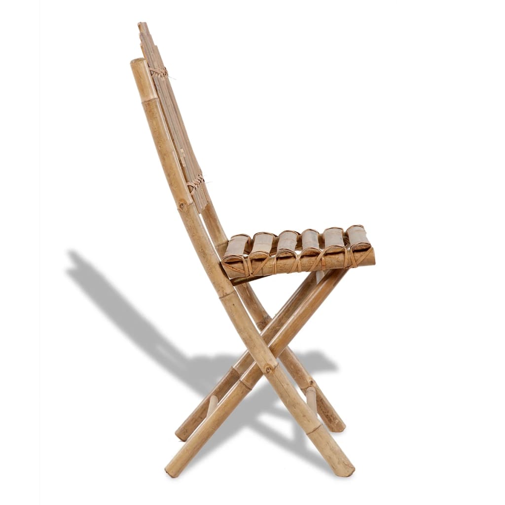 4 db összecsukható kültéri bambusz szék 