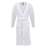 Roupão turco unissexo, 100% algodão 500 g/m², tamanho XXL, branco