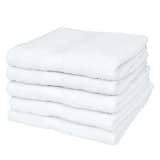 vidaXL Toallas de ducha de hotel 25 uds algodón 400 gsm 70x140 blancas