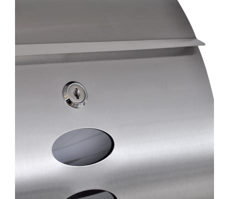 Cassetta Portalettere In Acciaio Inox – Rivista, 26x12x37 Cm, Modello DR/2E, Robusta E Durevole